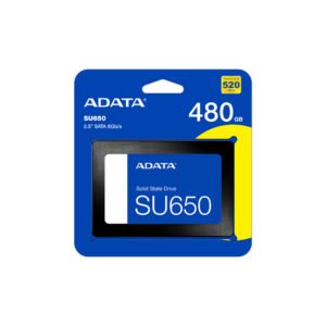 DISCO SSD ADATA 480GB SU650 2.5/SATA 6GB/S /3D NAND/LECTURA 520MB/S /ESCRITURA 450MB/S
