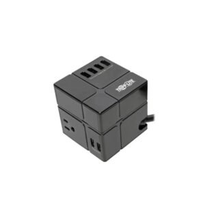SUPRESOR TRIPP LITE CUBO DE ALIMENTACIÓN SUPRESOR DE SOBRETENSIONES PROTECT IT!, CON 3 TOMACORRIEN
