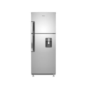 REFRIGERADORA WHIRLPOOL WRW25CKTWW 279 LITROS TOP MOUNT DISPENSADOR ACERO GALVANIZADO