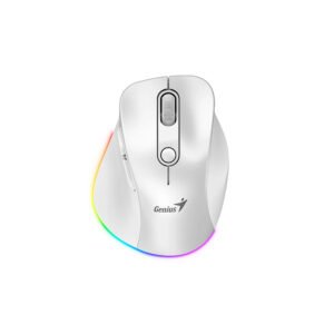 MOUSE GENIUS WIRELLES MINI ERGO 9000S PRO PEARL WHITE RECARGABLE DUAL  BT Y 2 4GHZ RGB DPI 800 A 2