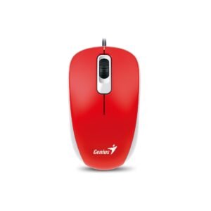 MOUSE USB GENIUS DX-110 ROJO/3 BOTONES/1000DPI/WINDOWS Y MAC