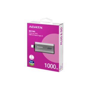 SSD/ADATA EXTERNO SC750 1TB USB TIPO C 3.2 GEN2 NEGRO