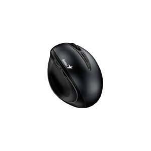 MOUSE GENIUS WIRELESS ERGO 8300 NEGRO/ VERTICAL / SILENCIO / 7 BOTONES /RF 2.4GHZ / PILA AA X 1
