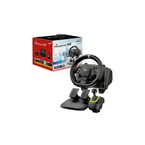VOLANTE DE CARRERAS GENIUS SPEEDMASTER X2 VIBRACION DOBLE MOTOR PALANCA DE CAMBIOS PS3 /PS4 /XBOX X