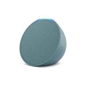 PARLANTE AMAZON ECHO POP B09ZX1LRXX COMPACTO / VERDE AZULADO / ALEXA / WIFI 5 / BT / EERO