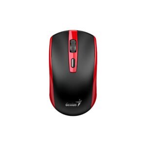 MOUSE GENIUS/ECO-8150 WIRELESS ROJO /BAT. RECARGABLE /AI COPILOT /4 BOTONES /1200 DPI /ADAP. USB