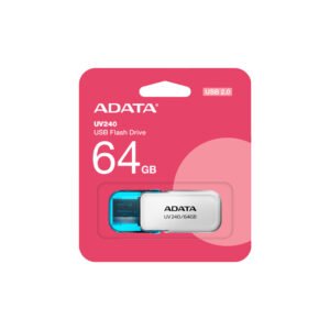 FLASHMEMORY ADATA/UV240 64GB USB 2.0 WHITE