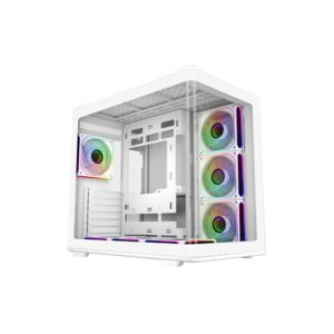 CASE COOLER MASTER/MID TOWER ELITE 600 WHITE 1X120MM ARGB REAR 3X120MM SIDE MOUNT
