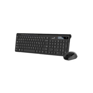 COMBO GENIUS TECLADO Y MOUSE SLIMSTAR 8230 WIRELESS + BT /MULTIMEDIA /NEGRO / HASTA 3 DISPOSITIVOS