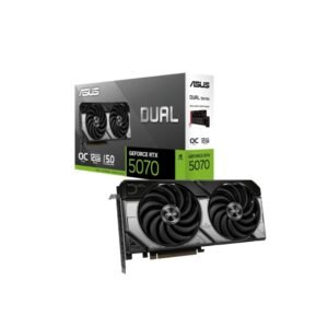 TARJETA DE VIDEO ASUS GEFORCE RTX 5070 DUAL OC EDITION 12GB GDDR7 PCI-E 5.0 90YV0M17-M0AA00